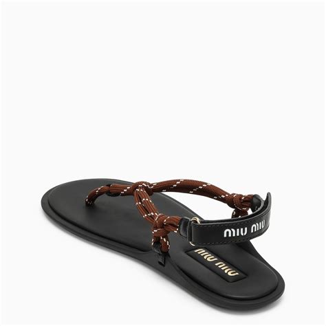 miu miu sandals rope|Iconic Shoes For Women .